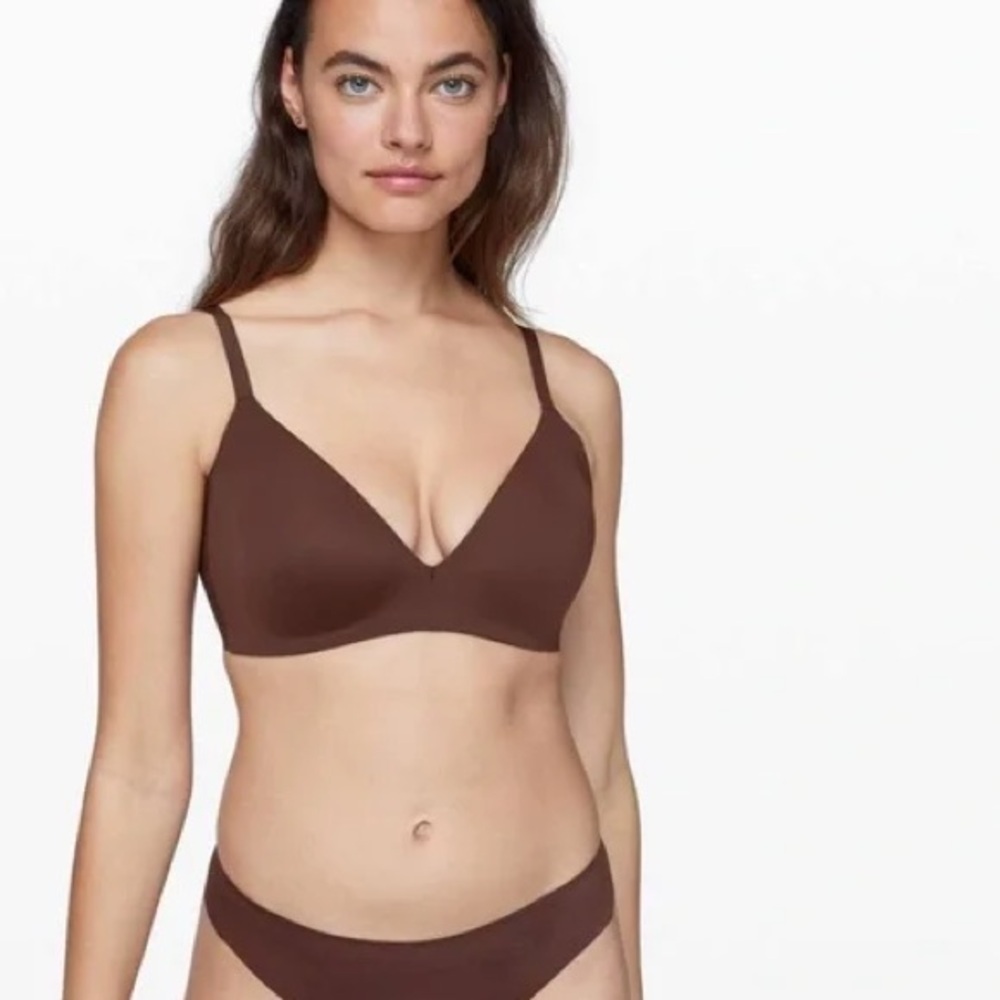 Lululemon Take Shape 34C‎ Brown Bra